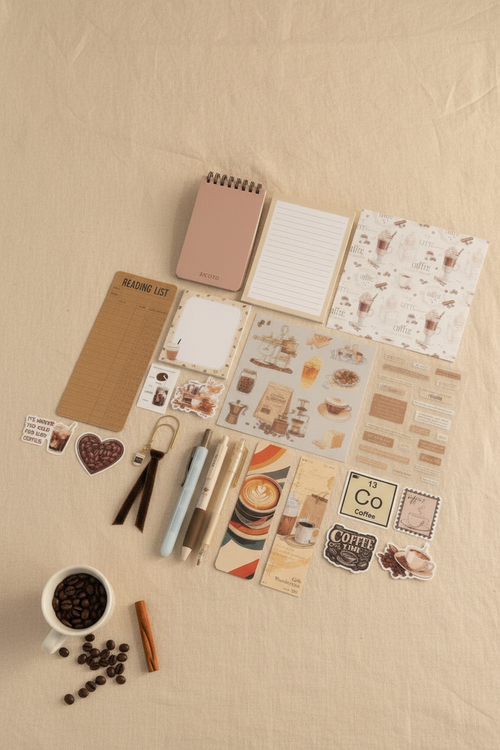 Coffee Lover Sparkle Stationery Gift Set – Pinterest Style
