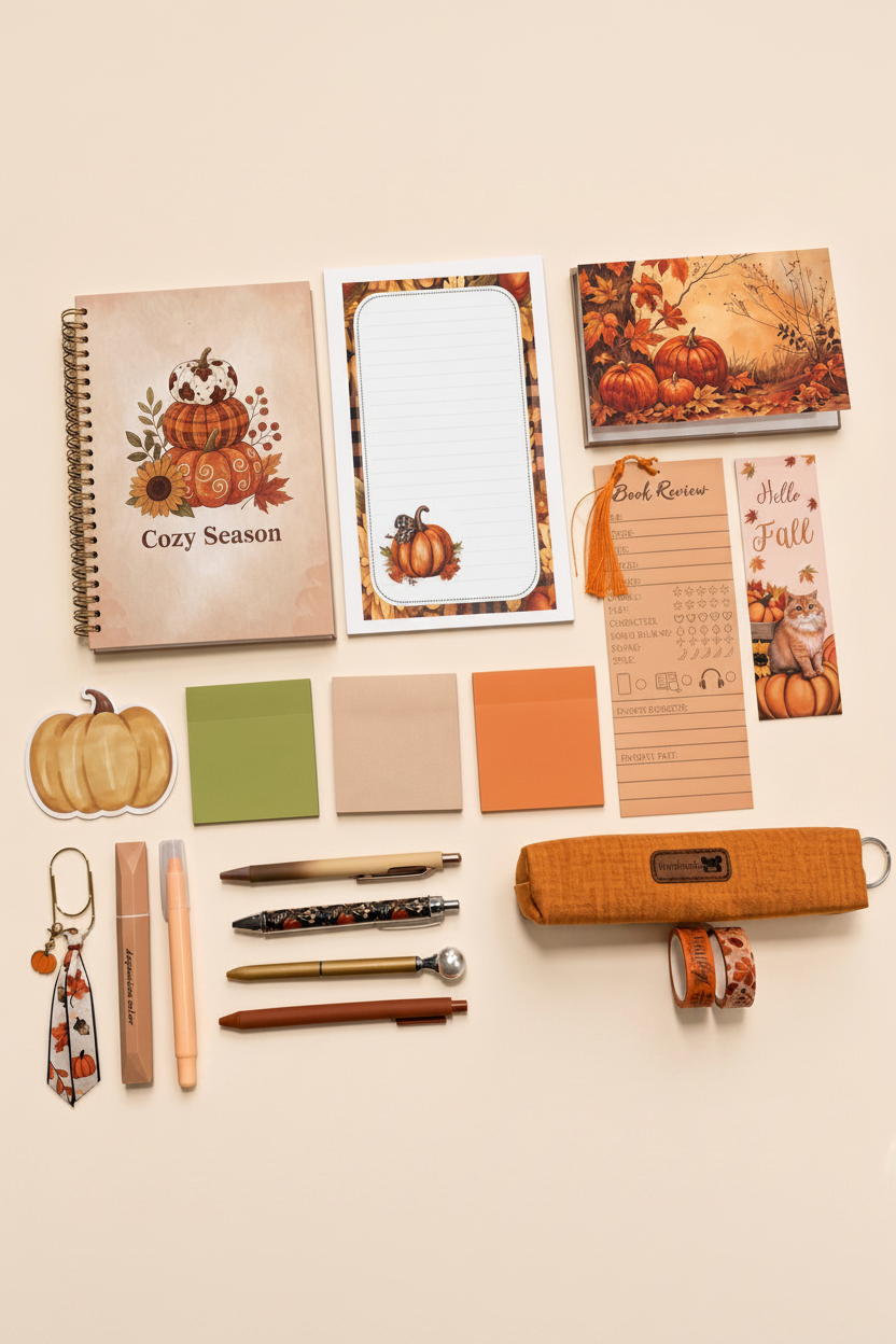 Cozy Season Spiral Notebook - Pinterest Ready