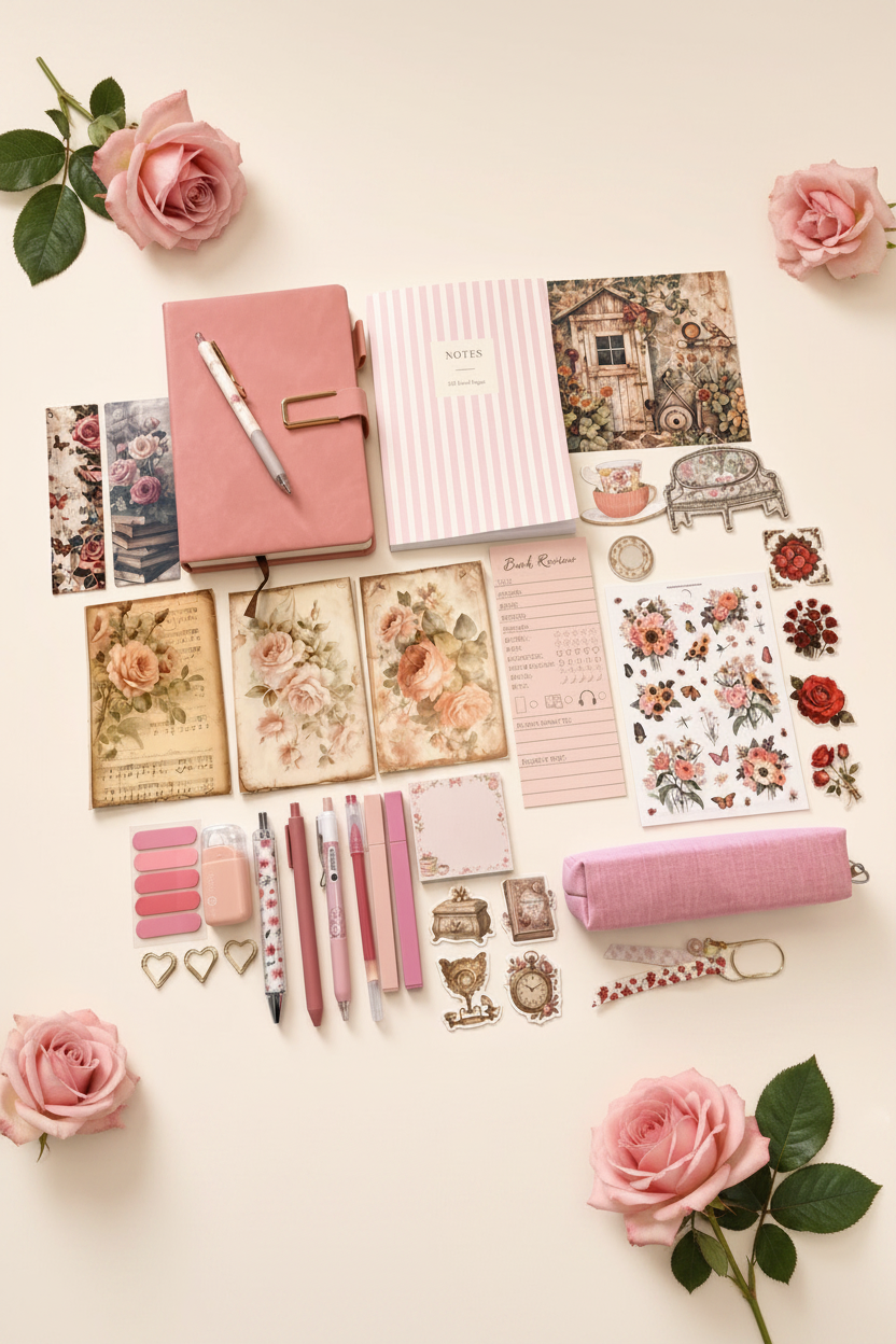 Rose Garden Stationery Bundle – Pinterest Style